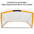 thumbnail image 5 of HITIK Soccer Goal 6x4 Portable Soccer Net with Carry Bag for Games and Training for Kids and Teens,Orange, 5 of 7
