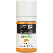 Liquitex Professional Soft Body Acrylic Color, 2 oz. Bottle, Cadmium-Free Orange