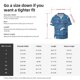 thumbnail image 5 of Fotbe Sharks on White Blue Striped Camisa Estampada de Manga Corta para Hombre, Casual de Verano, Estilo Playero, Sin Arrugas-X-Large, 5 of 5
