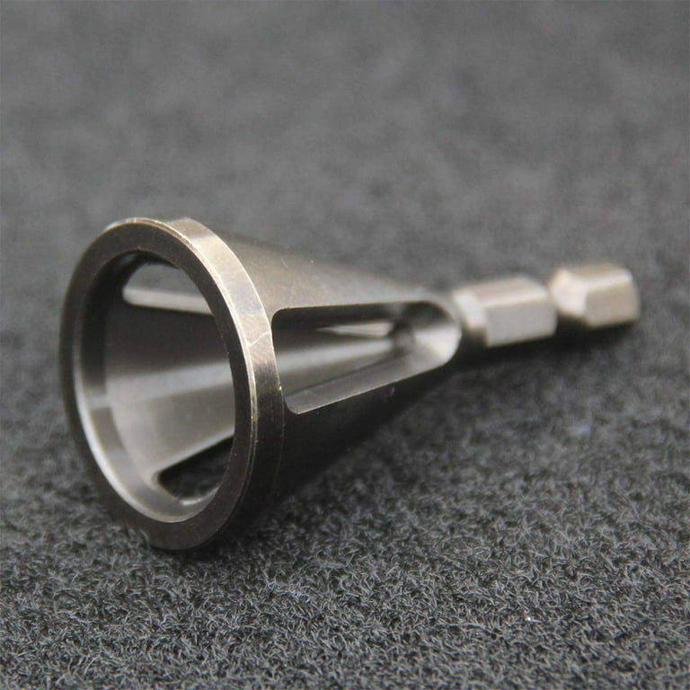 Deburring External Chamfering Tool, Chamfer Tool Deburring External Drill  High Speed Stainless Steel Burr Removal Bit Quickly Repairs Damaged Metal External  Chamfer Deburring Tool (Sliver-3) 