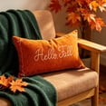 thumbnail image 5 of LEFXSMR Fall Decor Pillow Covers Halloween Decorations Indoor Outdoor Throw Pillow Covers Cushion Case for Home Sofa Couch Bed Chair, Orange, 5 of 6