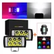 thumbnail image 2 of 2pcs Faros Auxiliares Lupa 220w Para Auto Moto Con Estrobo, 2 of 8