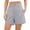 #3Gray, variant on Shorts for Women Multi Colors Dress Shorts High Waisted with Pockets Casual Work Office Pleated Shorts