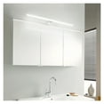 thumbnail image 2 of Lumière avant Miroir Moderne à DEL pour Salle de Bain, Lampe Miroir à DEL, Lumière d'Armoire Murale à Double Rangée 6/8 W en Aluminium Chromé, Étanche, Longue Durée, 2 of 6