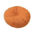 thumbnail image 4 of Cojín redondo para el suelo, cojín suave para sentarse en el suelo, ideal para el sofá o la silla de casa. Naranja, 4 of 9