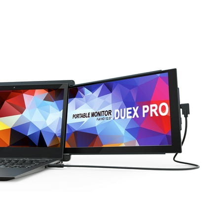 Mobile Pixels DUEX Pro Portable Dual-Screen Magnetic Laptop Monitor, 12.5 Inch