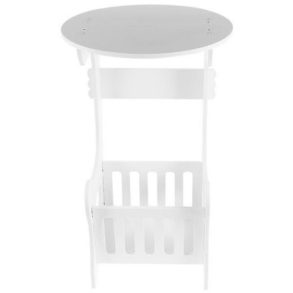 1 Pc Tea Table Mini Coffee Table Modern Bedside Desk Home Round Storage Table