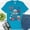 Aqua, variant on Nurse Life Patriotic Shirt | Red White Blue Medical Theme 4th of July Tee , Aqua, S