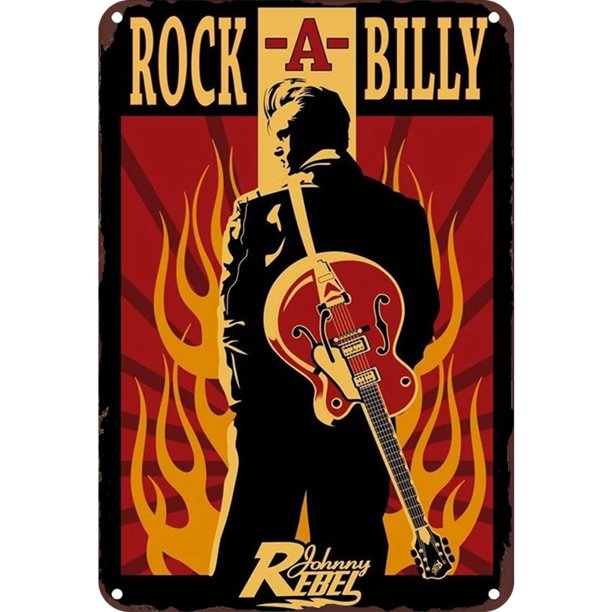 Metal Billy Letrero Pintura Hierro Rectangular Pared Arte Doméstico 20x30 Cm