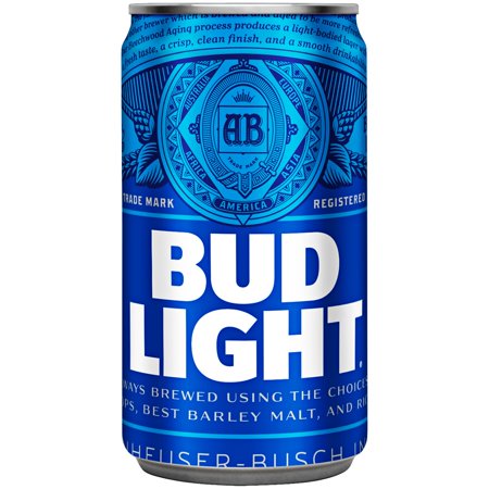Bud Light Beer 8 Fl Oz Can Walmart Com