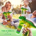 thumbnail image 2 of Bubble Gun Haktoys Jurassic Dinosaur con 2 botellas de recarga, 2 of 7