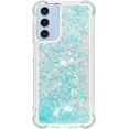 thumbnail image 2 of Compatible with Samsung Galaxy A15 5G Liquid Case Glitter Cute Phone Case Shiny Floating Quicksand Shockproof Protective Soft TPU Girly Women Case for Samsung Galaxy A15 5G Star Blue YB, 2 of 14