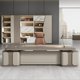thumbnail image 3 of Luxury Office Desk L Shaped Drawers Organizer Wooden Drawers Executive Monitor Stands Desk Storage Mesa Escritorio Desk Supplies My Lux Decor Round, 3 of 14