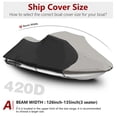 thumbnail image 6 of LABLT Super Heavy-Duty TOP Cover for Trailerable PWC Watercraft Jet Ski Cover 136-145(3seater) 420D, 6 of 6