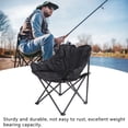 thumbnail image 3 of Heated Camping Chair, Foldable And Portable, Three Levels Temperature Control, Warmth And Comfort, Stainless Steel Frame, Oxford Fabric Cushion, For Camping, Fishing, Beach Trips, 3 of 8