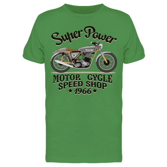 Super Power Motorcycle Tee Men's -Image by Shutterstock