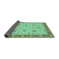 thumbnail image 2 of Ahgly Company Indoor Rectangle Oriental Turquoise Blue Traditional Area Rugs, 2' x 4', 2 of 4