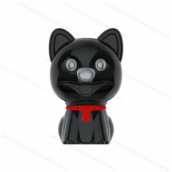 Yescool E300 Puppy Hidden Children safety Class Meeting Digital voice recorder Portable pendant Christmas Gift Stealth Sound Record Dictaphone-8GB Black