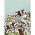 thumbnail image 6 of Boy Summer Shirt, 1-5Years Old Cartoon Pattern Printed Kid Lapel Neck Short Sleeve Tops Button Down Clothing for Children, 6 of 10