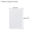 thumbnail image 2 of Glitter EVA Foam Sheets Soft Paper Self-Adhesive 11.8 x 7.8 Inch White 2 Pcs, 2 of 6