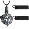 thumbnail image 2 of Hummingbird Urn Necklace for Ashes Keepsake Pendant for Women Men Cremation Ashes Jewelry for Loved One, 2 of 7