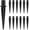 Metal-12 Pack, variant on Metal Stakes Solar Lights Replacement Spike - Outdoor Ground Stake for Backyard Garden Lights Landscape Yard Pathway Patio Lamps 8 Pack - Fits 3/4" Poles (0.78" Actual), 5-3/8" Long