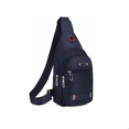 thumbnail image 4 of Mochila Informal Bolso Cruzado Bolso De Pecho Azul, 4 of 5