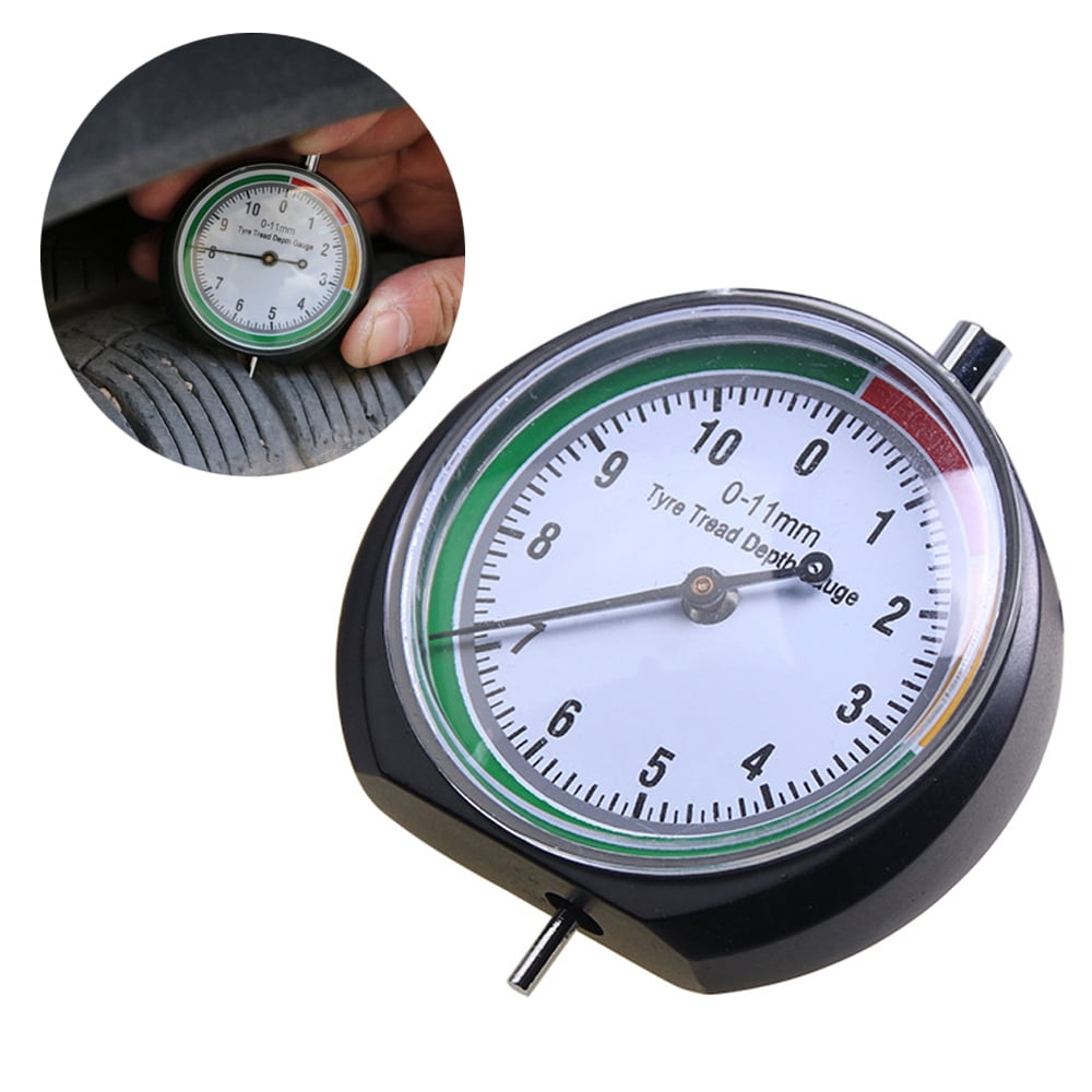 EIMELI Dial Type Tire Ruler Tire Depth Ruler Tire Measuring Depth Ruler
