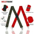 thumbnail image 4 of MELOTOUGH Men's Suspenders w/Clip Heavy Duty suspenders for men Big and Tall Work suspenders for Jeans, 4 of 9