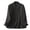 Black, variant on Blouses for Women Long Sleeve Crossover V Neck Solid Color Pleated Button down Shirts Loose Fit Casual Tops(White,Medium)