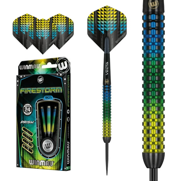 Winmau Firestorm Steel Tip Darts 24g