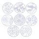 thumbnail image 2 of 8 Piezas Ventana Decoración para hogar Flor fotografía DIY Herramientas Scrapbooking Álbum Decoración Herramientas Stencil Plantilla De Pintura 165mm perfecl Plantilla de dibujo artes de papel, 2 of 8