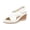 White, variant on Womens Crisscross Wedge Sandals, Slingback Platform Shoes, Summer Sandals for Women 2026 Orthopedic Arch Support Comfortable Orthotic Casual Summer Slip On Flat Slippers Slides, Brown 8