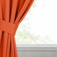 thumbnail image 3 of Superior Blackout Solid Light Filtering Grommet Curtain Panel Set, 46" x 63", Rust, 3 of 14