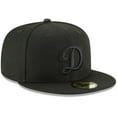 thumbnail image 3 of Men's New Era Black Los Angeles Dodgers Secondary Logo Basic 59FIFTY Fitted Hat, 3 of 4