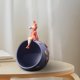 thumbnail image 5 of Soplando burbujas chica estatuilla contenedor de almacenamiento pasillos entrada organizador para mesitas de noche artesanía tamaño 20x28cm decoración Estilo B mayimx tazón de almacenamiento, 5 of 9