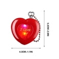 thumbnail image 3 of Rewenti Windproof Refillable Love Inflatable Lighter Keychain Pink Butane Open Flame Lighters for Key Chain Pendant Kitchen Candles, 3 of 5