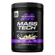 MuscleTech Mass Tech Protein Powder, Vanilla, 4 lb