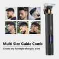 thumbnail image 4 of Rechargeable Hair Clippers for Men, Cordless Electric Hair Cutting Kit, Barber Trimmers with Guards, 4 of 8