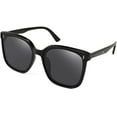 thumbnail image 2 of FEISEDY Women Oversized Vintage Polarized Sunglasses Square Cute Trendy Classic Simple Men B2758, 2 of 16