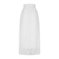 thumbnail image 5 of Mifsaly Lace Skirts for Women High Waist Midi Skirts Elegant Office Party Evening Casual Summer Outfits L, 5 of 9