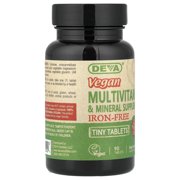 Deva Vegan Multivitamin & Mineral Iron Free Tiny Tablets 90 Tabs