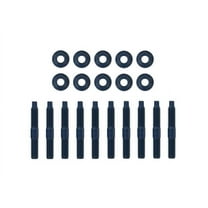 Exhaust Manifold Hardware Kit - Compatible with 1996 - 2014 Ford Mustang 1997 1998 1999 2000 2001 2002 2003 2004 2005 2006 2007 2008 2009 2010 2011 2012 2013