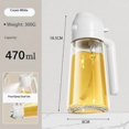 thumbnail image 1 of Pulverizador de aceite de oliva Premium de 470ml, dispensador de aceite de vidrio versátil for cocinar, hornear y asar, 1 ud., 1 of 2