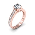 thumbnail image 5 of SuperJeweler 1 1/2 Carat Classic Lab Grown Diamond Engagement Ring In 14K Rose Gold For Women, 5 of 5