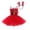 Red-A, variant on Tween Girl Christmas Outfit Sleeveless Christmas Dress Girls with Headband Sets Red Tutu Dress 10-12 Years Girls Dresses