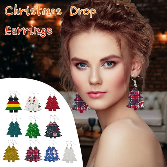 SDOHIG Christmas Earrings, Christmas Gifts for Women, Christmas Earrings for Women, Stud Earrings for Women, Hypoallergenic Earrings, Christmas Hook Drop Dangle Earring