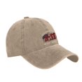 thumbnail image 4 of 9/11 Never Forget 25th Anniversary Baseball Hat for Men Women, Unisex Vintage Dad Cap with Commemorative Graphic, Adjustable Curved Brim Casual Outdoor Everyday Cap Khaki, 4 of 6