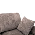 thumbnail image 6 of Large Sectional Sofa Couch & Ottoman Set, U Shape Sectional Sofa with 2 Pillows Living Room Modular Sofa Accent Sofa Chaise Lounge and Golden Legs (Gray), 6 of 7