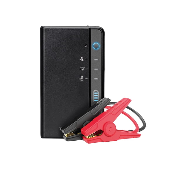 Type S 1000A Car Battery Jump Starter, 12V  6.0L Gas 3.0L Diesel, 8000mAh Portable Jump Starter with fast-charge USB-C & USB-A ports, Step by Step Guide, Emergency floodlight, UL-Listed
